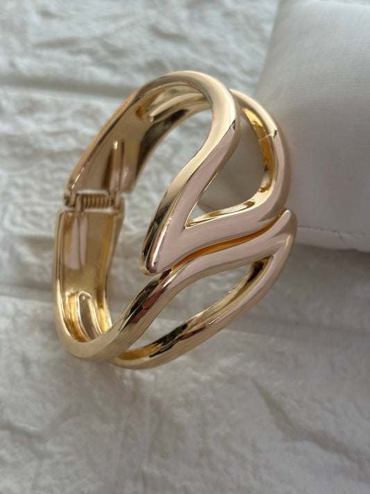 Java Cut-out Bracelet-Brass