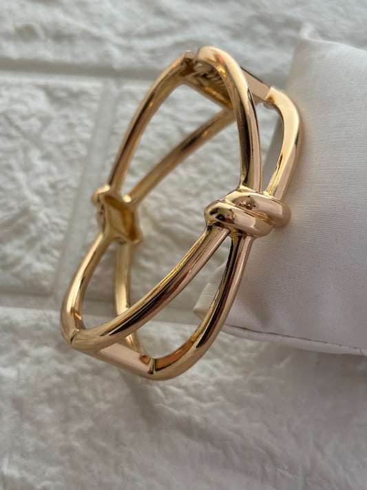 Knot-Me Brass Bracelet