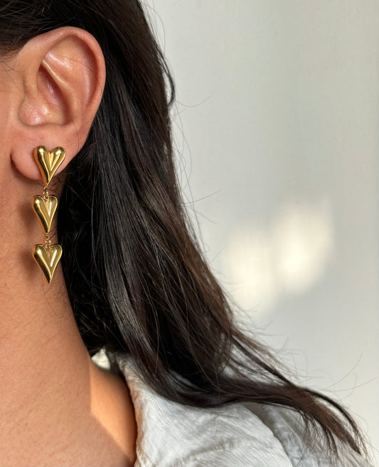 Heart Dangler Gold