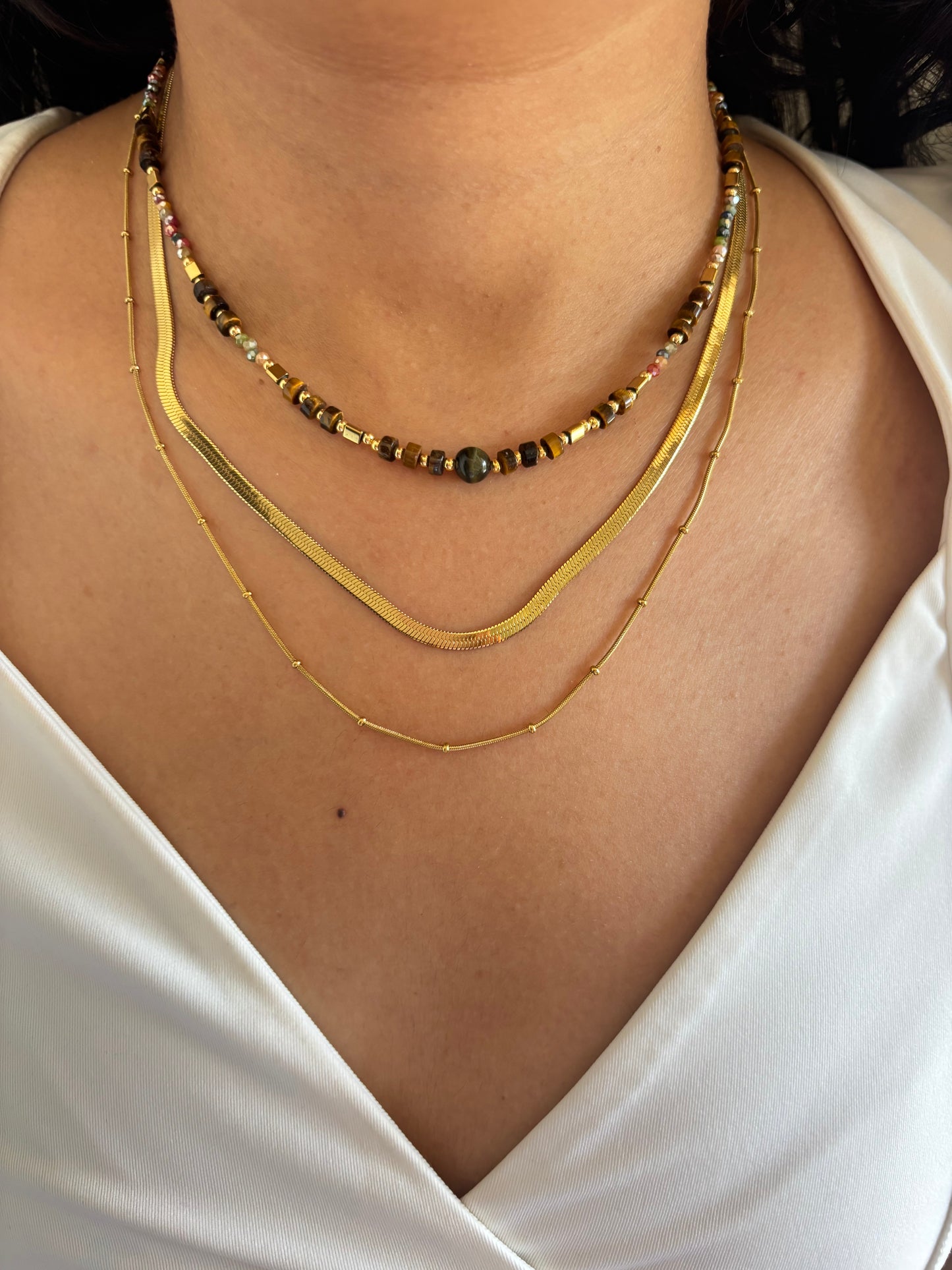 Earthy-Muse Stack Necklace