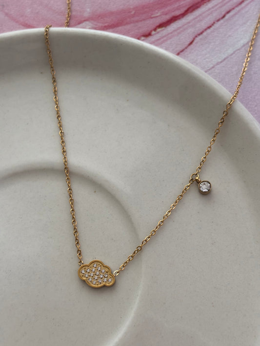 Sterling Cloud Necklace