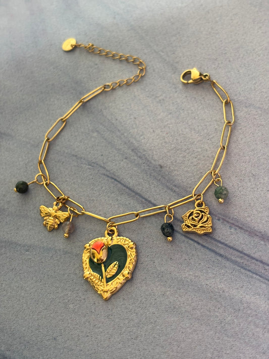 Vintage Royal Emerald Bracelet
