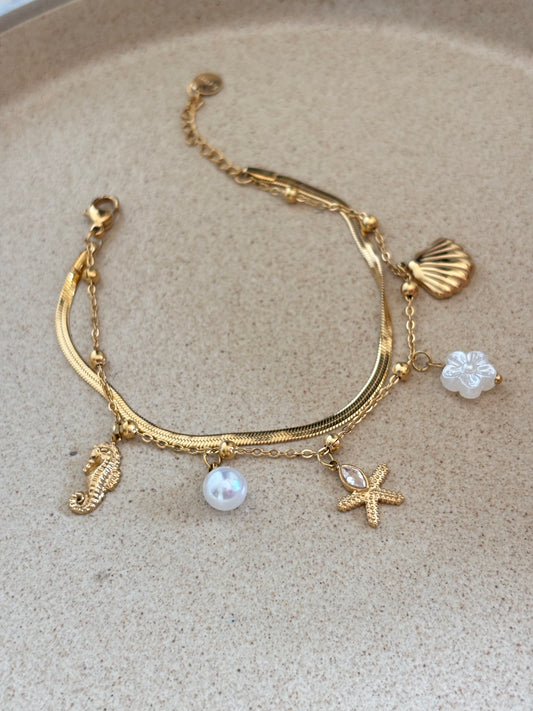 Atlanta Sea Layered Bracelet