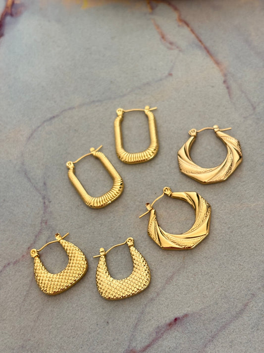 Hoops Combo 1 - Stainless Steel