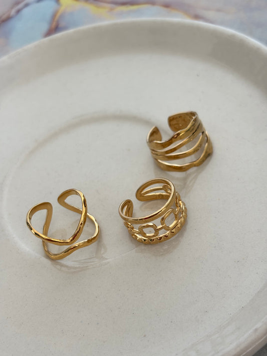 Ring Stack-4 Adjustable Stainless Steel