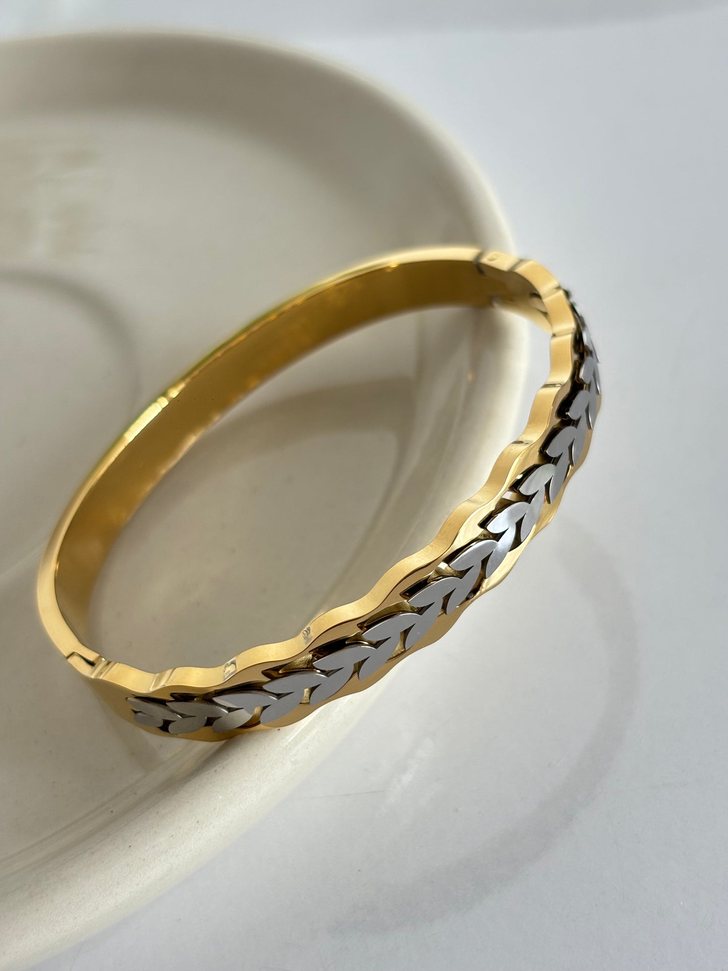Tiara Dual Tone Bracelet