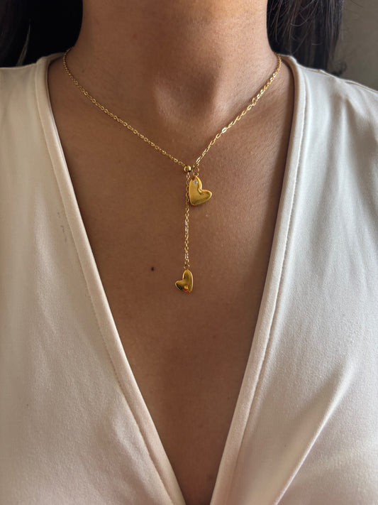 Pull Up Heart Necklace