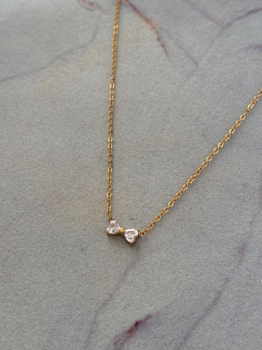 Dainty Bow Necklace