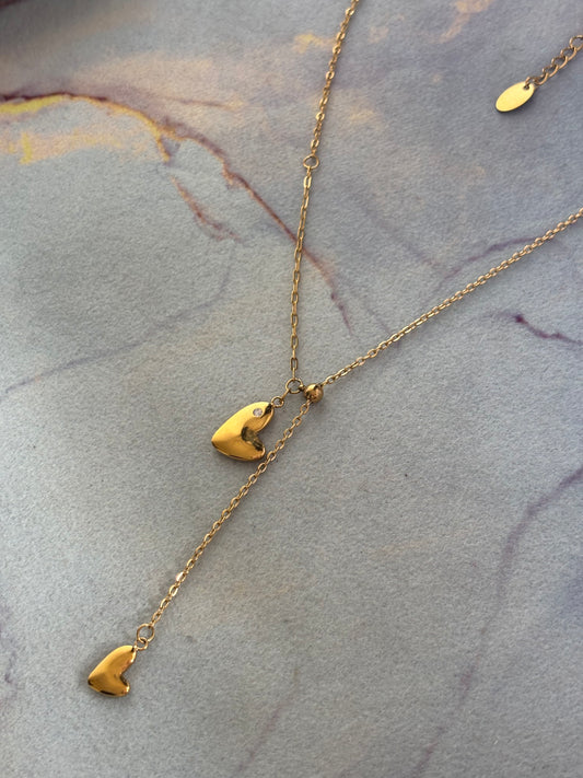 Pull Up Heart Necklace