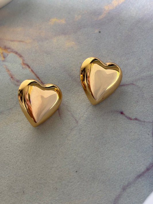 Bold Heart Studs