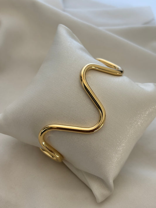 Wired Adjustable Cuff- Stainless Steel