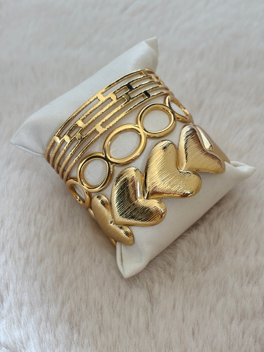 Amore Adjustable Cuff Stack