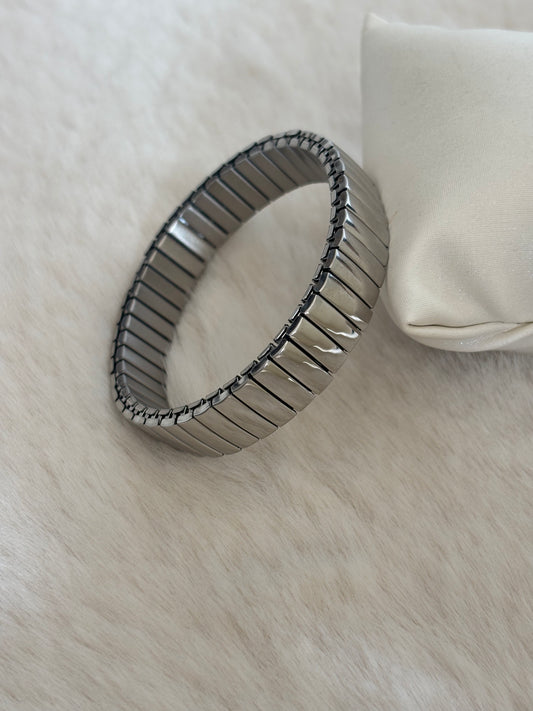 Silver Watch Strap Bracelet