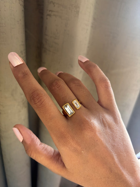 Meraki Clear Adjustable Ring