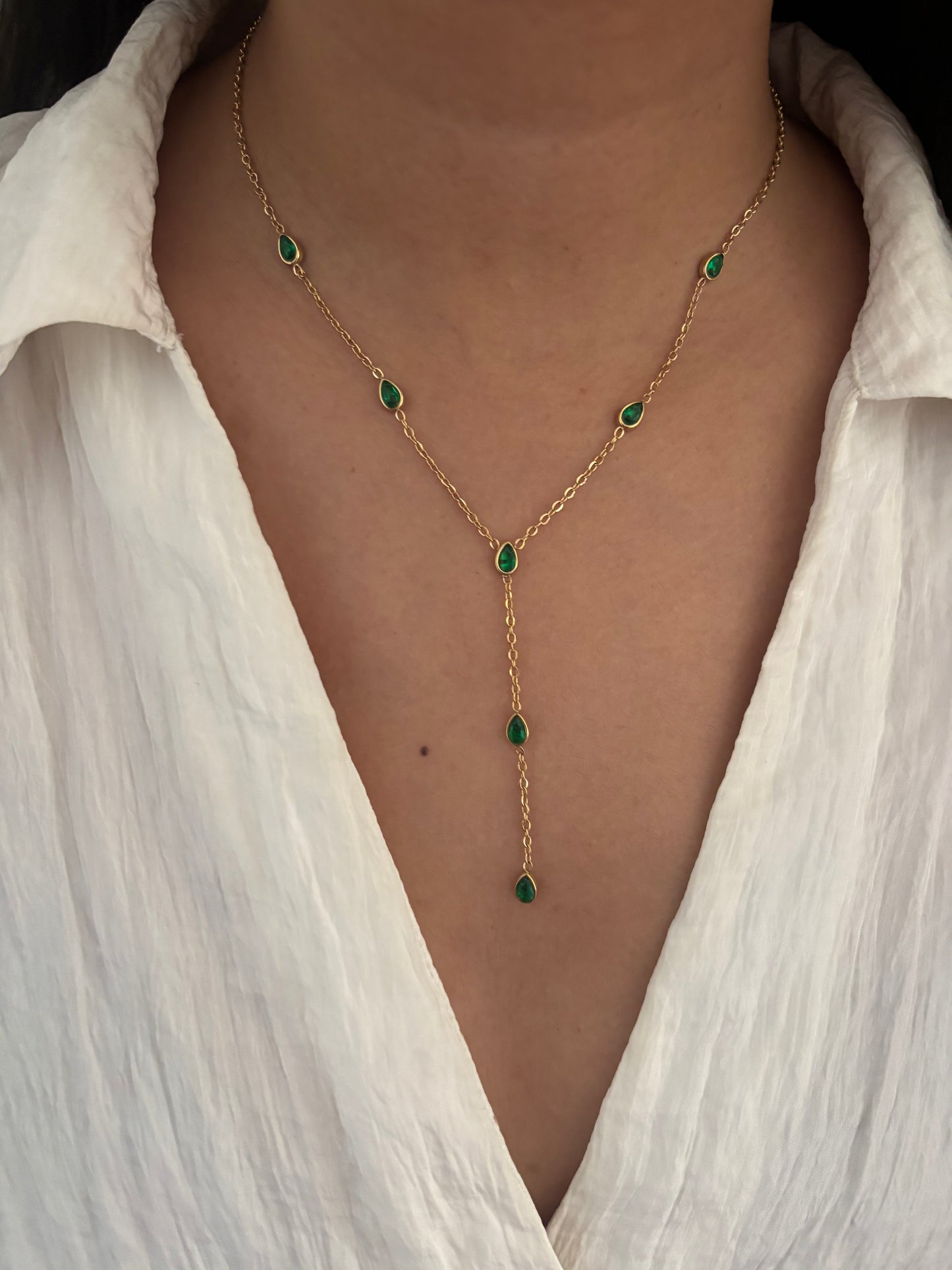 Vanya Emerald Necklace