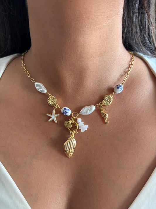 Mykonos Detachable Charm Necklace