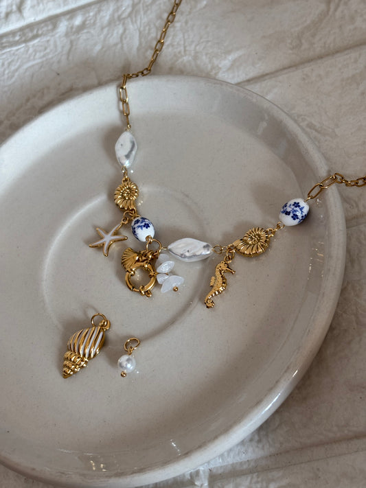 Mykonos Detachable Charm Necklace