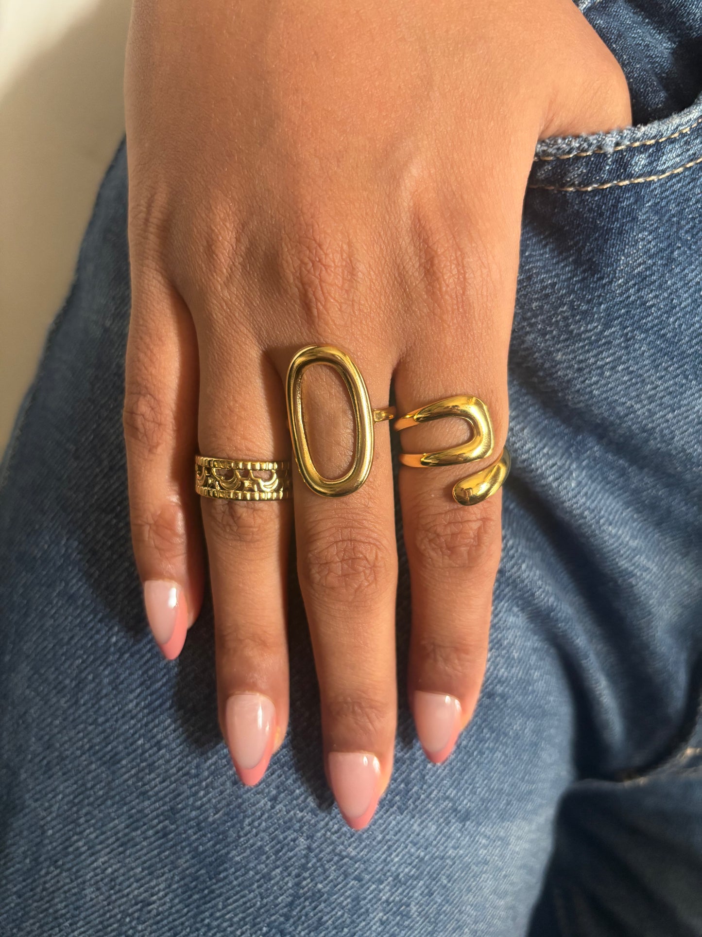 Ring Stack 2 - Adjustable - Stainless Steel