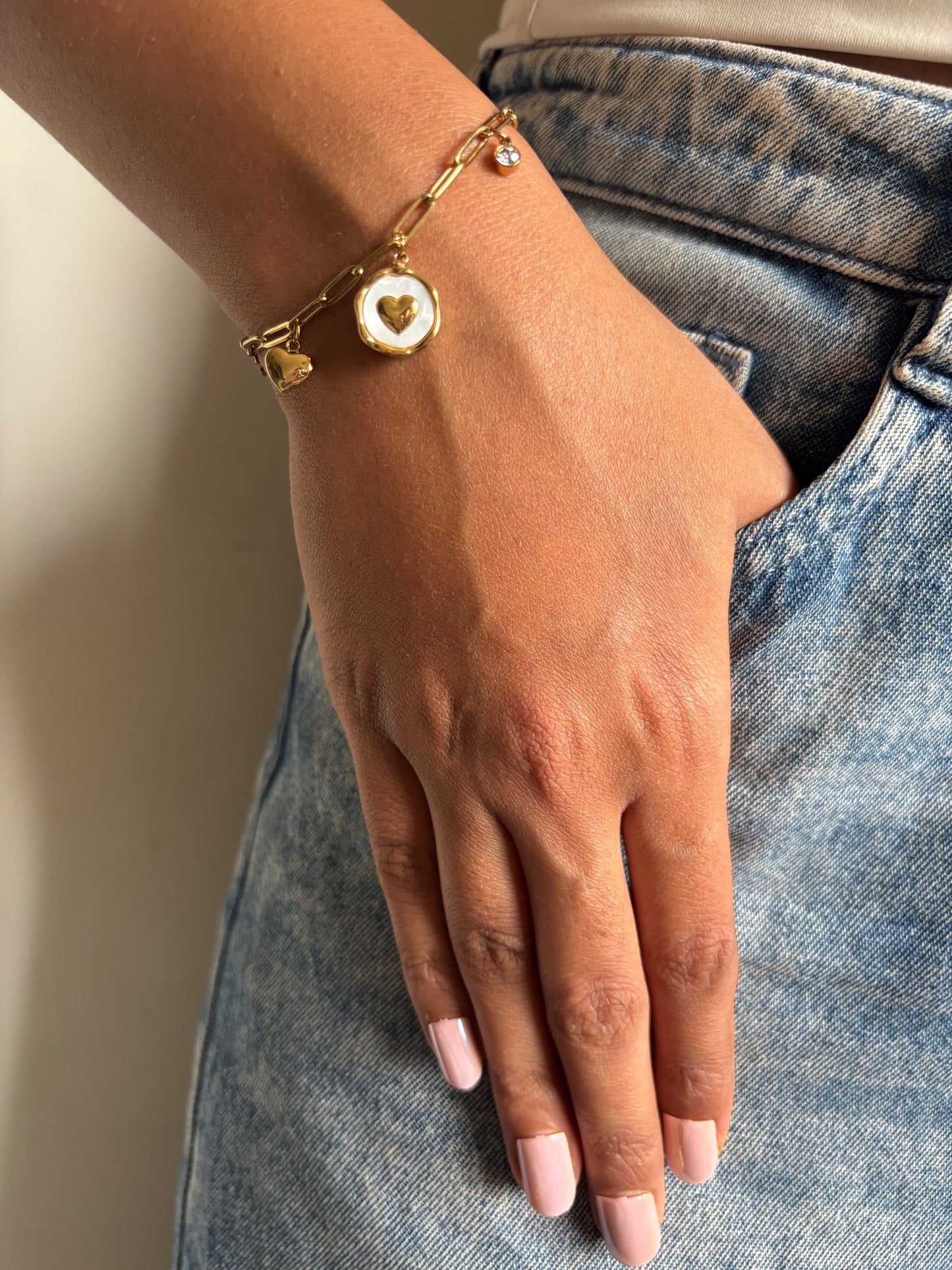 Baubble Heart Bracelet
