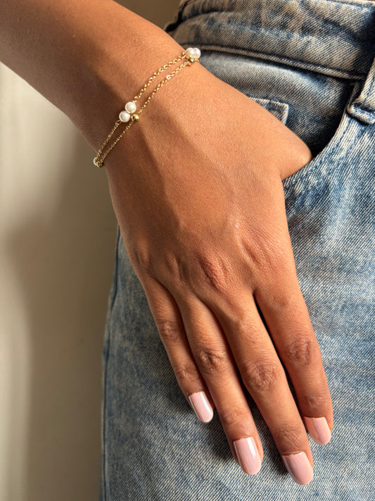 Pearl Layered Bracelet