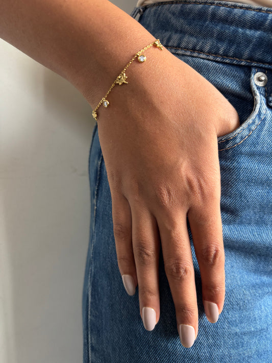 Dragonfly Charm Bracelet