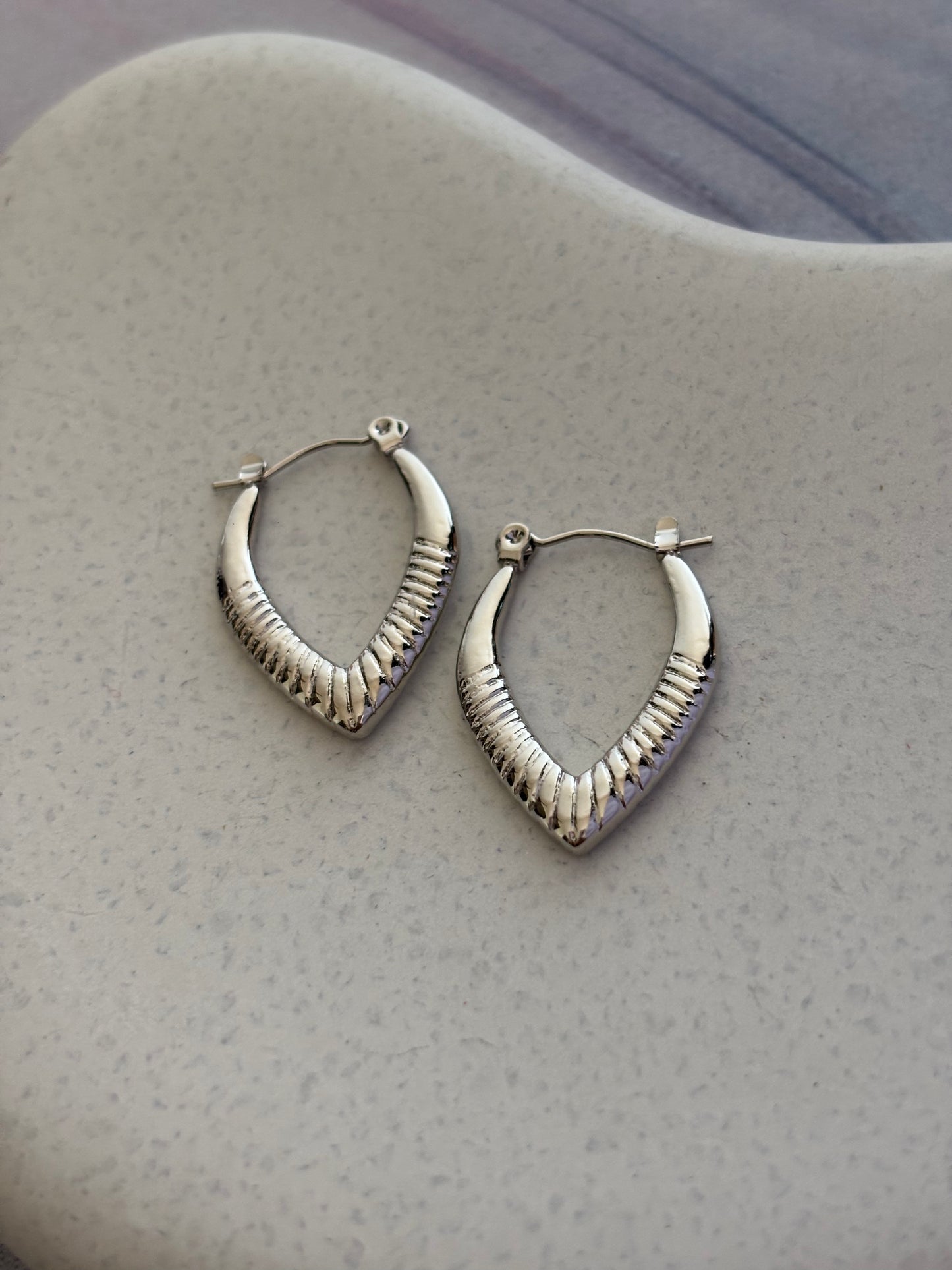 Silver Hoops Combo -1 Stainless Steel