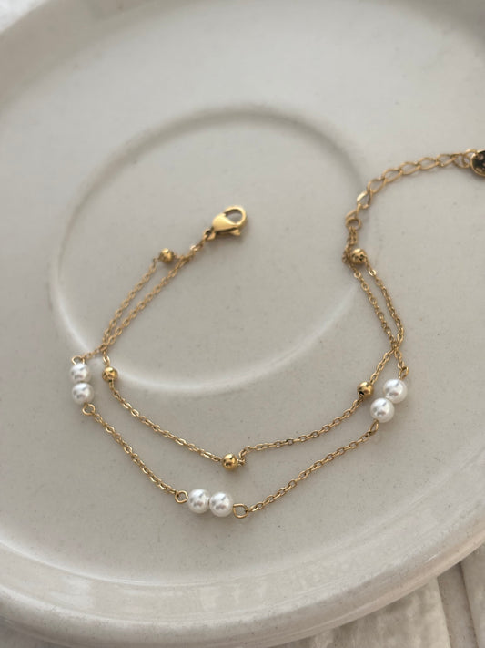 Pearl Layered Bracelet