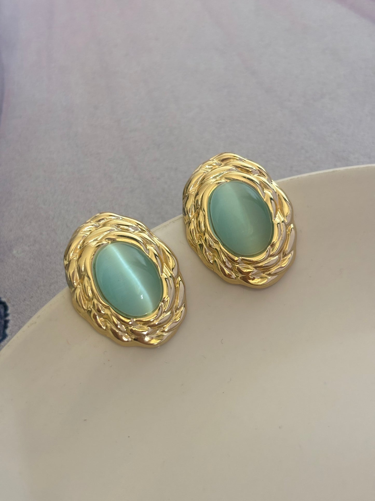 Vintage Sea Mist Earring