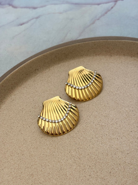 Bling Shell Earring