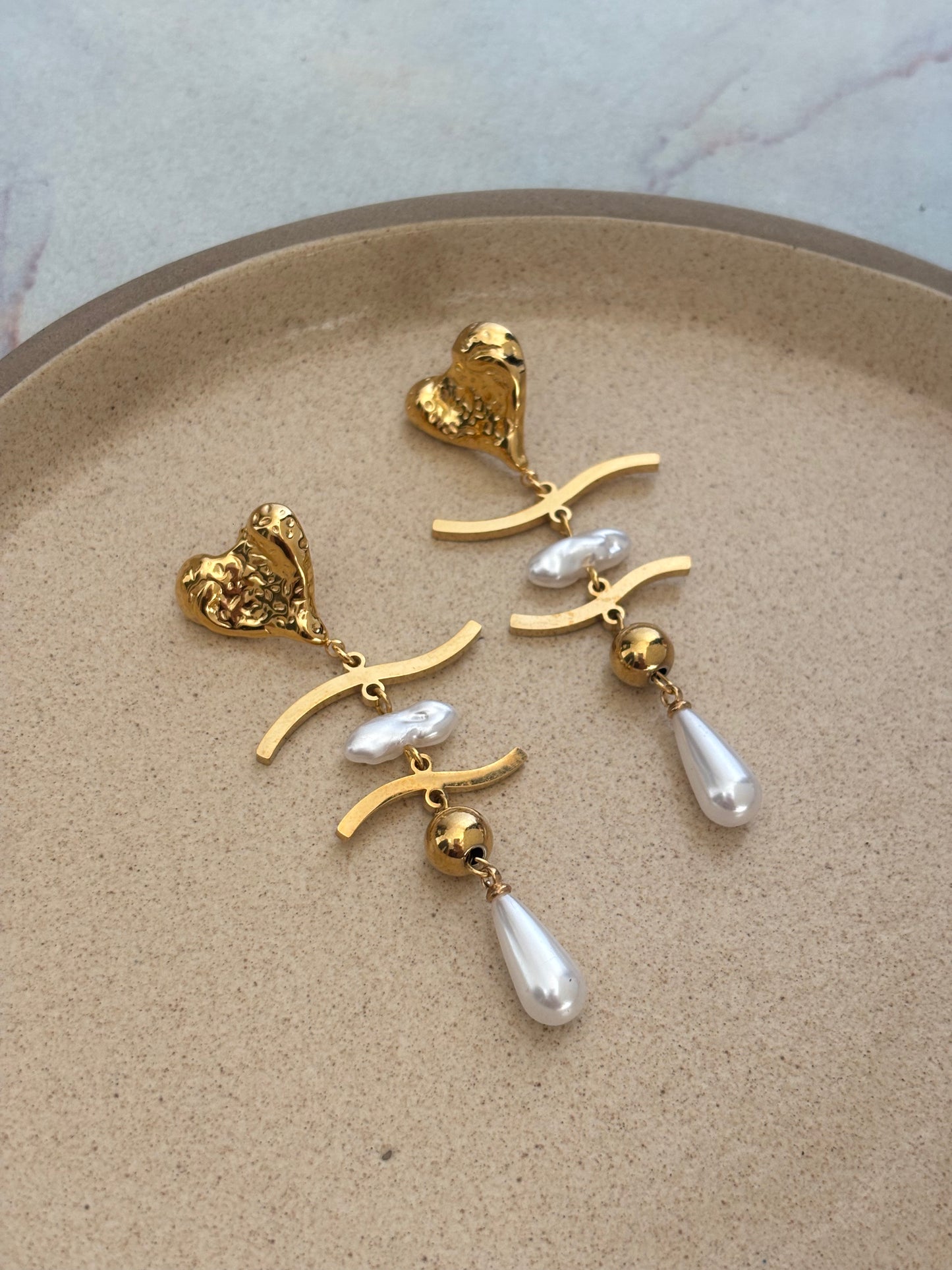 Gemini Pearl Dangler