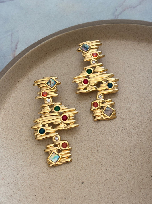 Vintage Royal Statement Earring