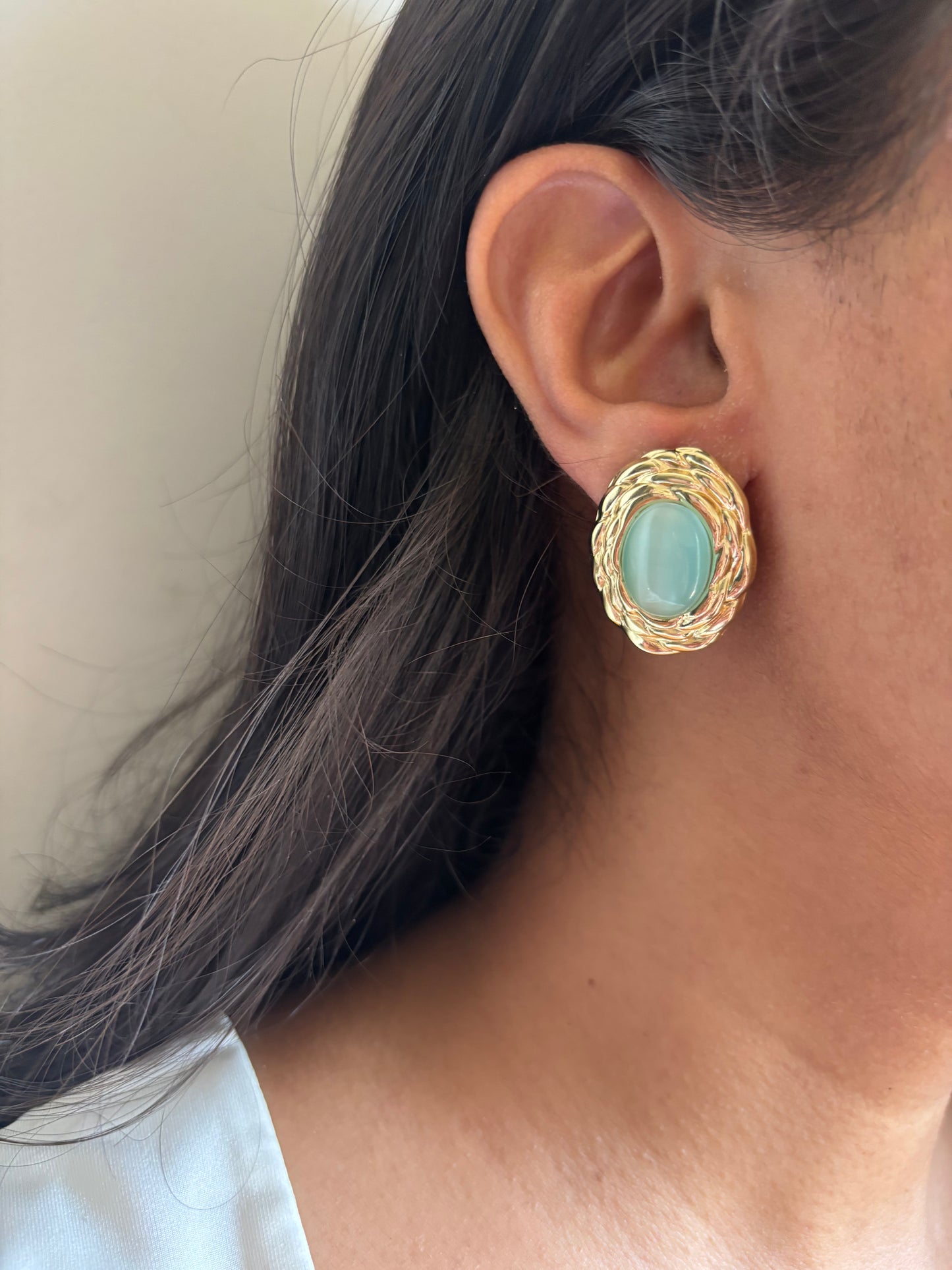 Vintage Sea Mist Earring