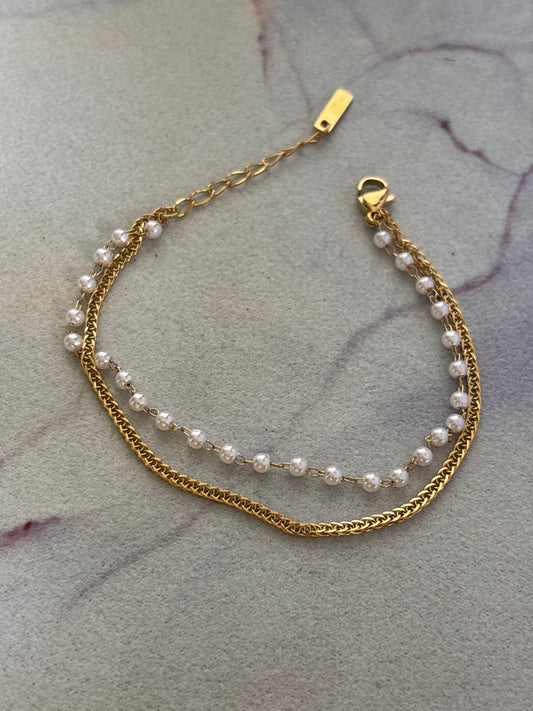 Pearl Layered Bracelet