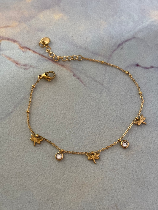 Dragonfly Charm Bracelet