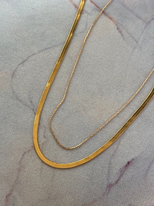 Cara Double Layered Necklace