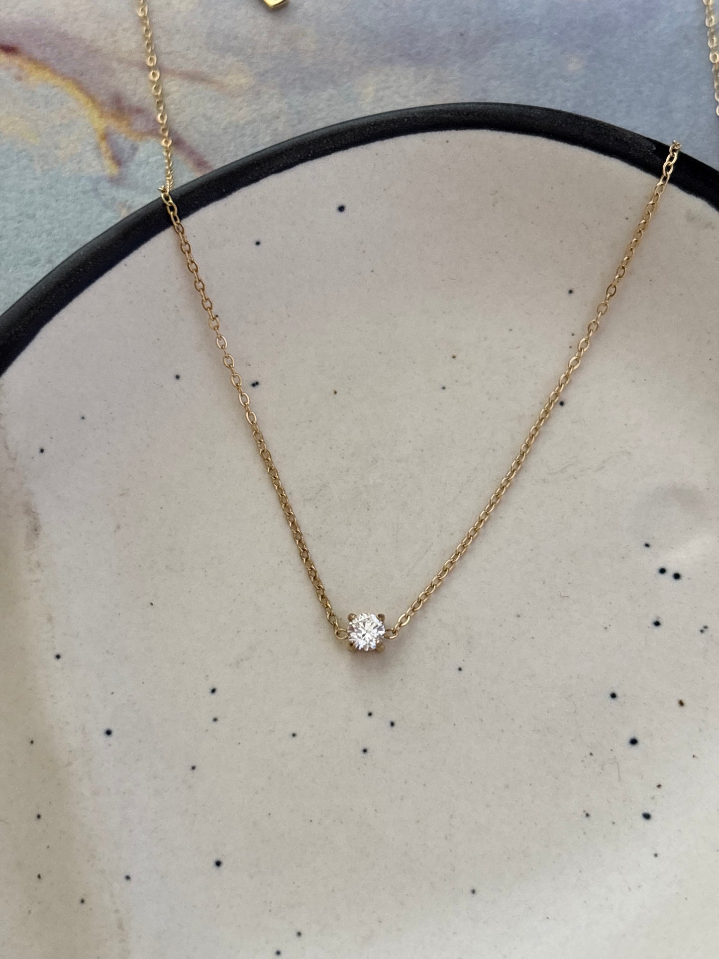 Solitaire Necklace