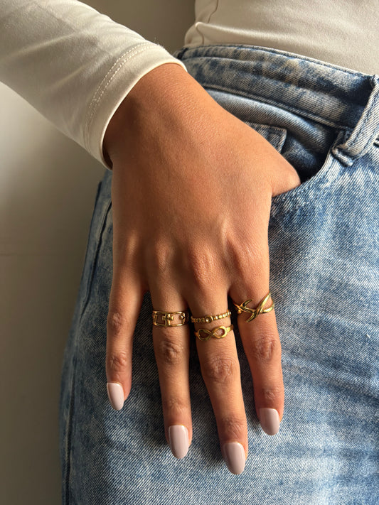 Ring Stack -5 Adjustable Stainless Steel