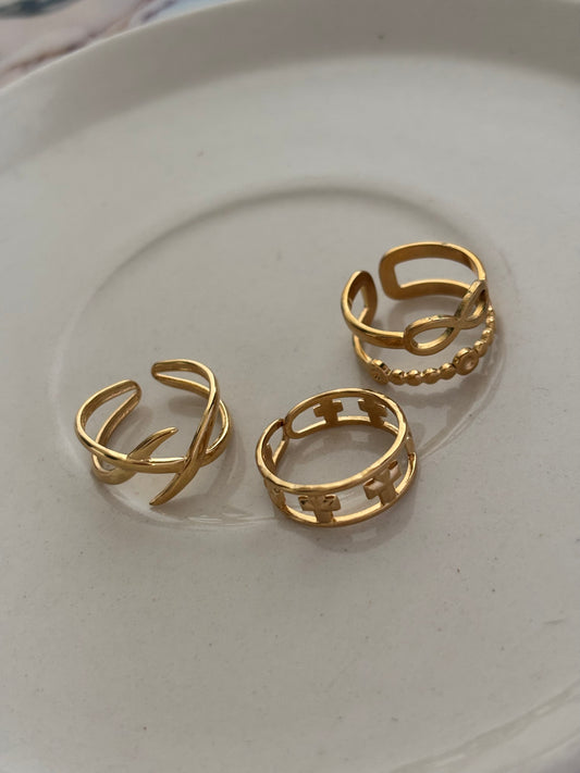 Ring Stack -5 Adjustable Stainless Steel