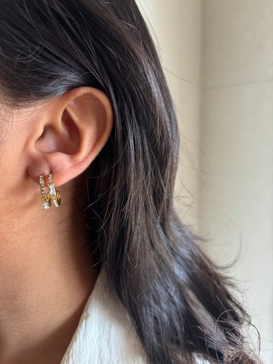 Arabella Studded Hoops