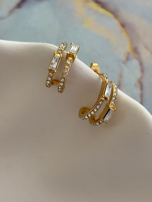Arabella Studded Hoops