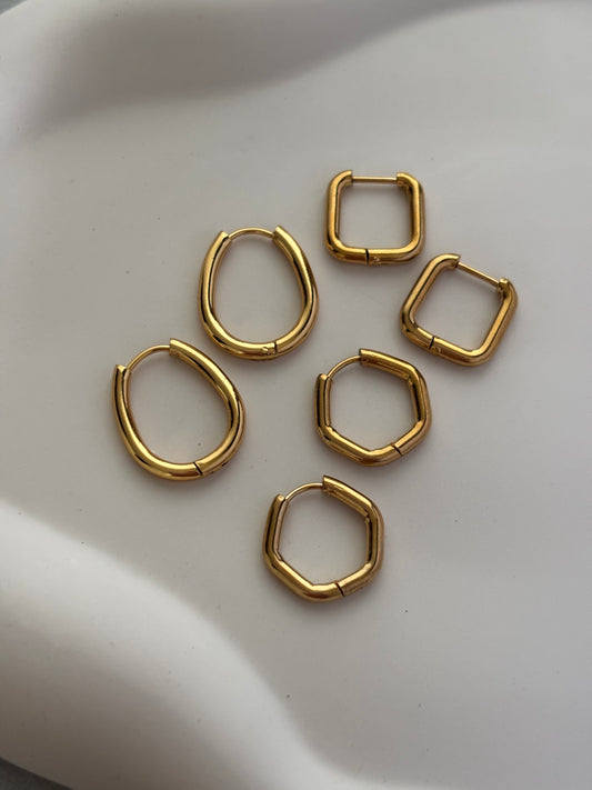 Classic Hoops Combo-1 Stainless Steel