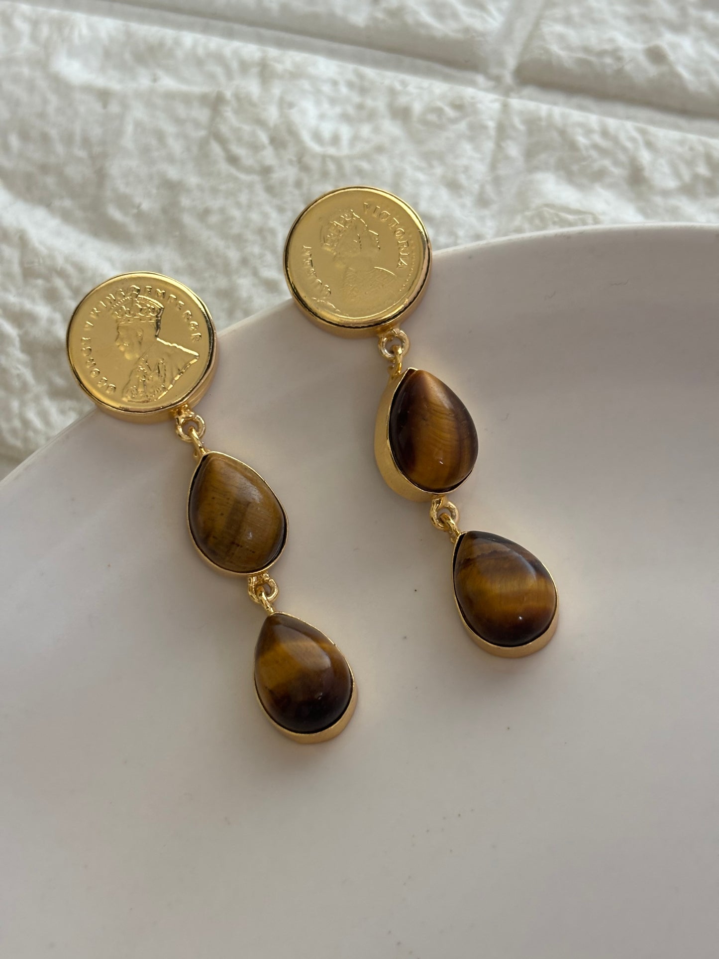 Victorian Danglers- Brass