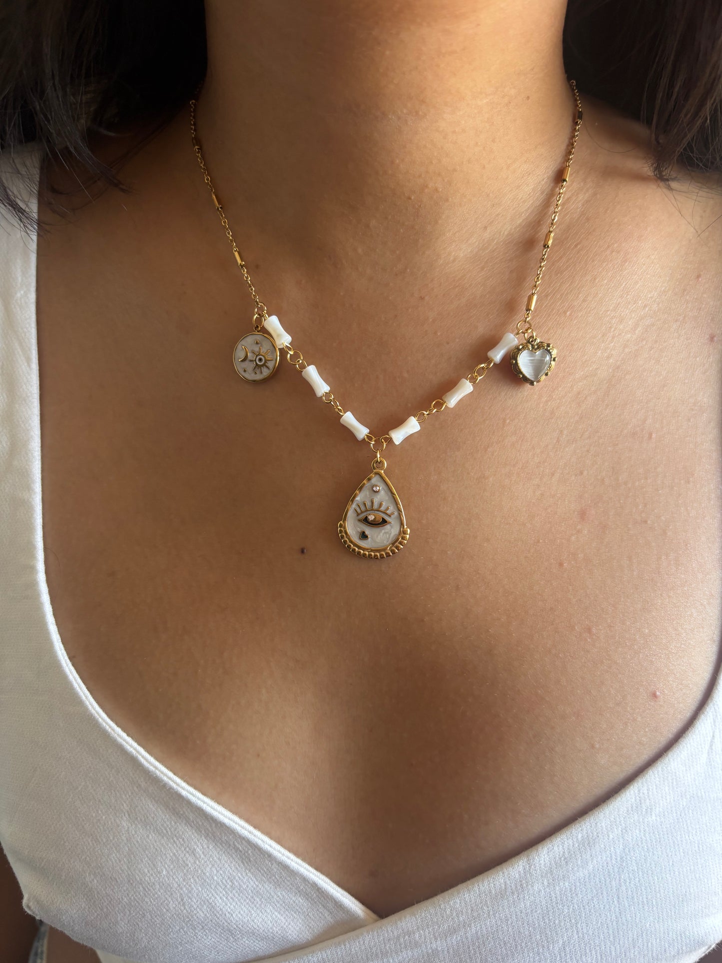 Clear Candy Necklace