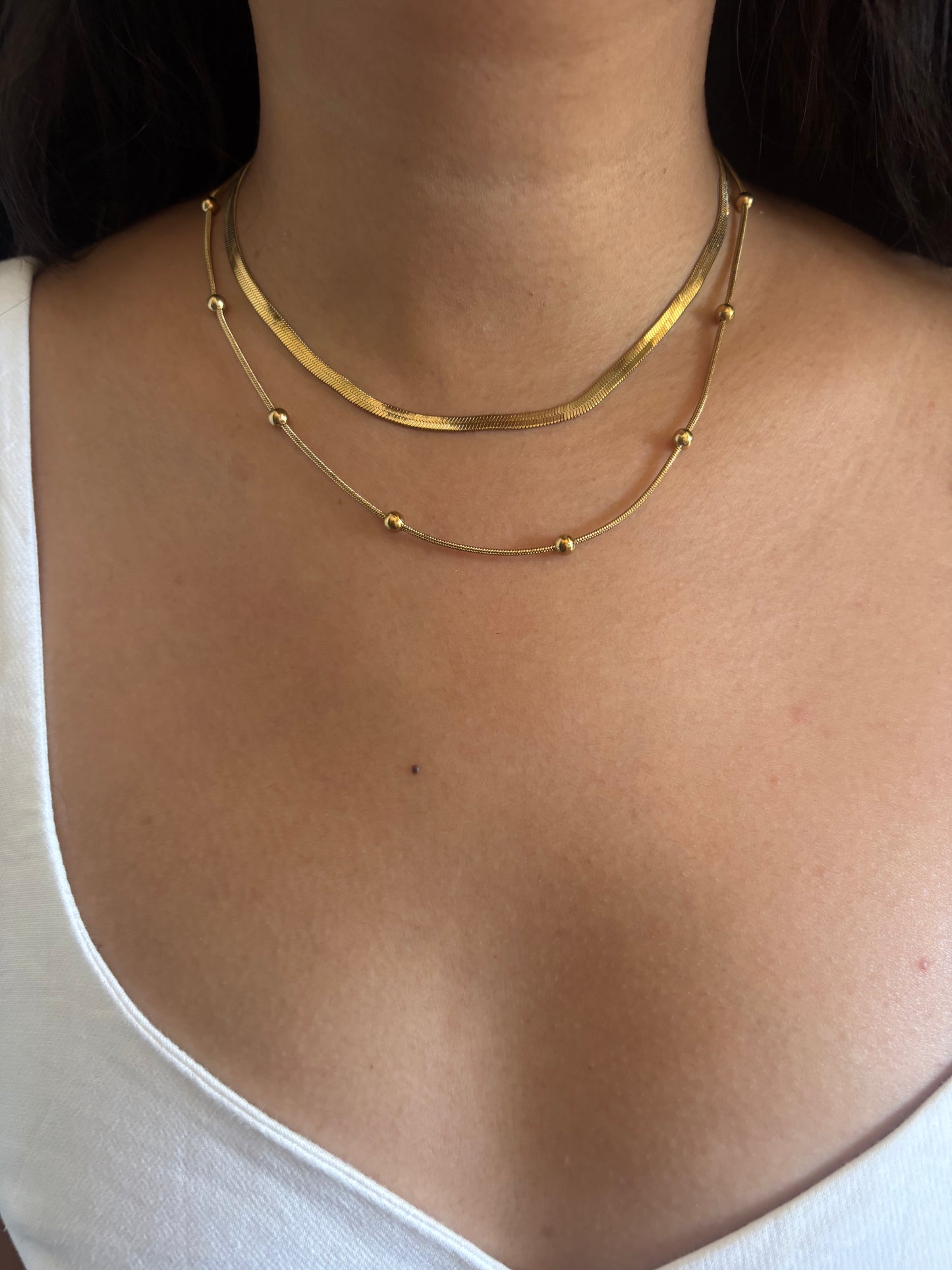 Sophie-Snake Layered Necklace