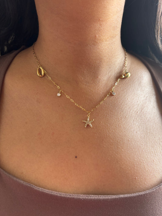 Dainty Sea Charms Necklace 2.0