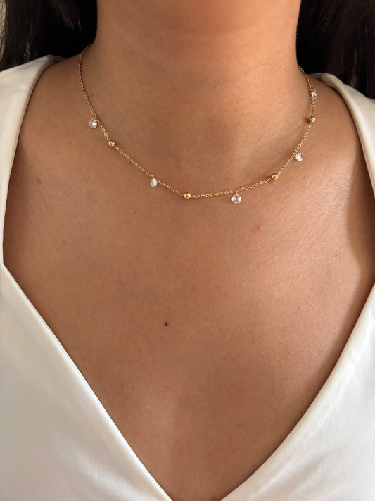 Crystal Charm Necklace