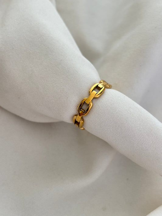 Cuban Band Ring