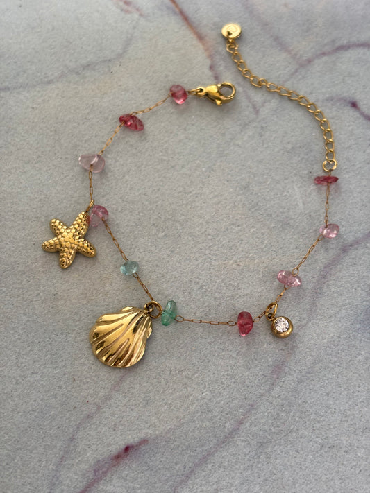 Multi-color Ocean charm Bracelet