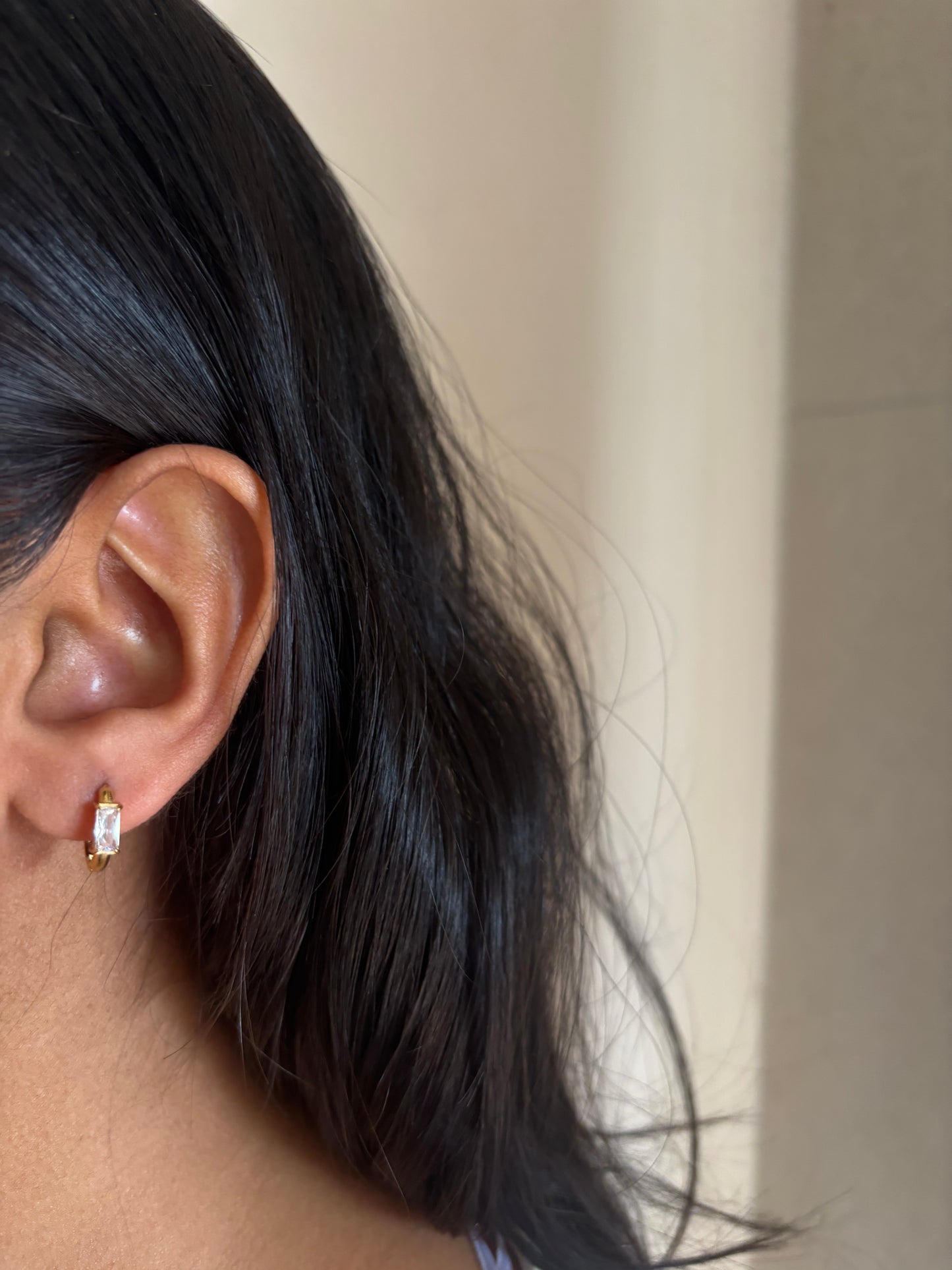 Rachel Zircon Hoops