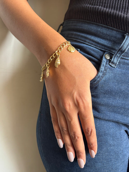 Sea 5 charms Bracelet